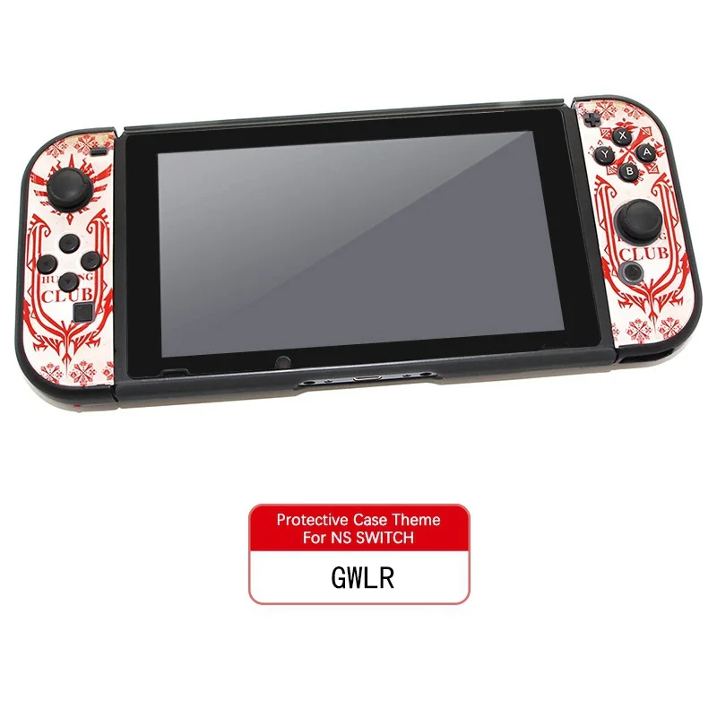 Joy-con Тонкий защитный жесткий чехол, противоскользящий корпус, 3 части, дизайн, разделен для NS Zend Switch(прямая стыковка