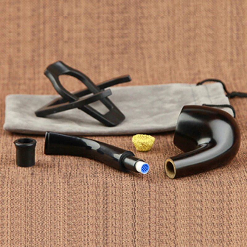 Лидер продаж картридж для курительной трубки из черного дерева с фильтром в