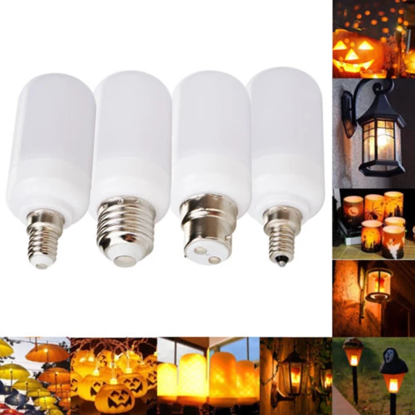 LED эффект пламени имитация природы огнеупорный свет Кукуруза лампы E27