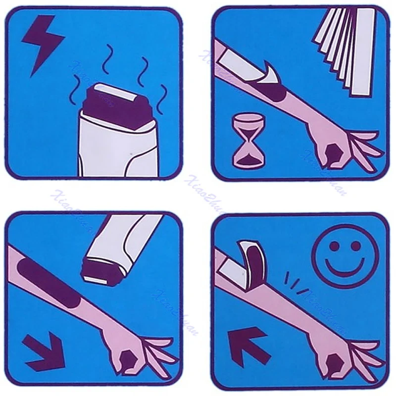 FSHALL 100PCS удаление волос нетканые полоски для удаления лазерный эпилятор Восковая