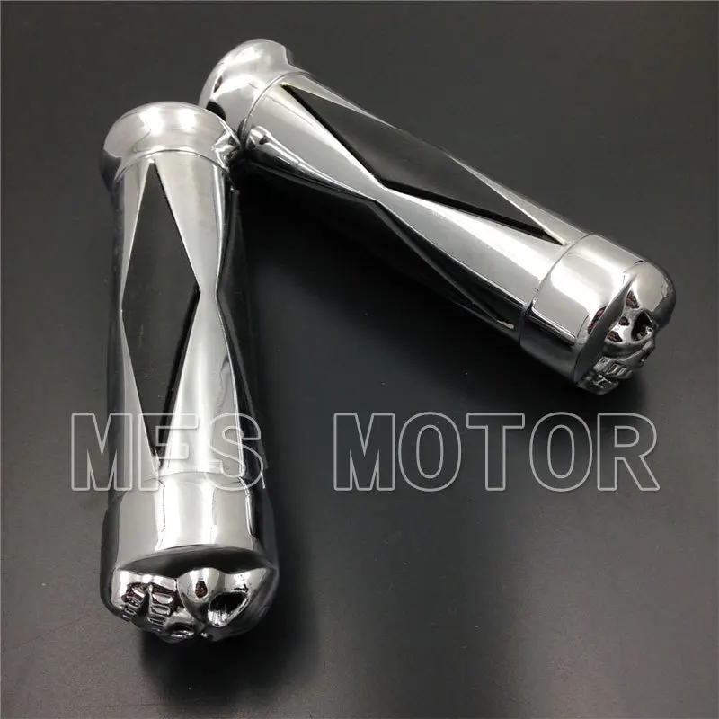 Мотоциклетная ручка для Honda Shadow Magna VTX 1300 1800 Goldwing GL 1200 1500 Skull Diamon|motorcycle hand grip|motorcycle