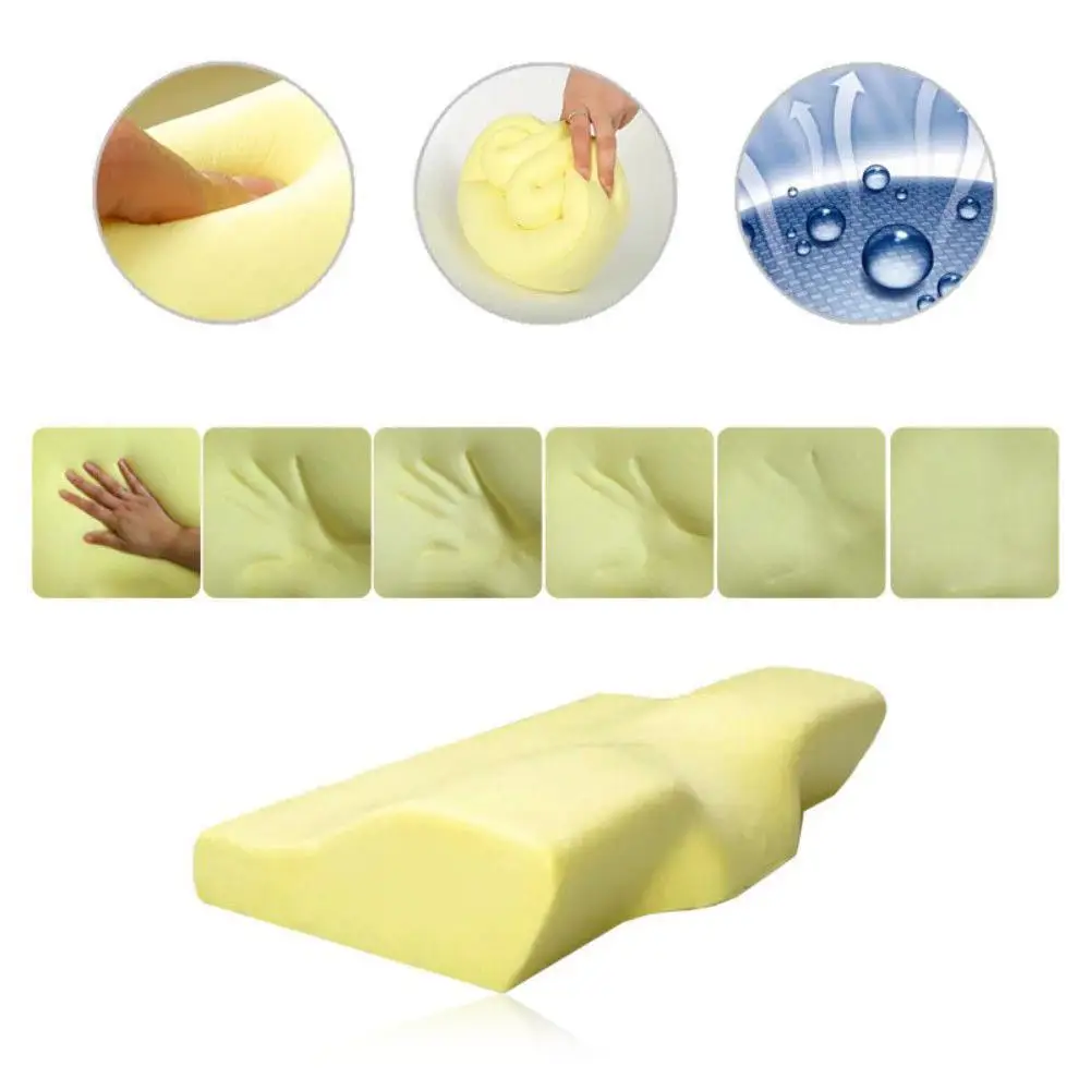 Memory Foam постельные принадлежности защитная подушка для шеи медленный отскок Подушка-бабочка здоровья затылочный шейный размер в 50*30 см