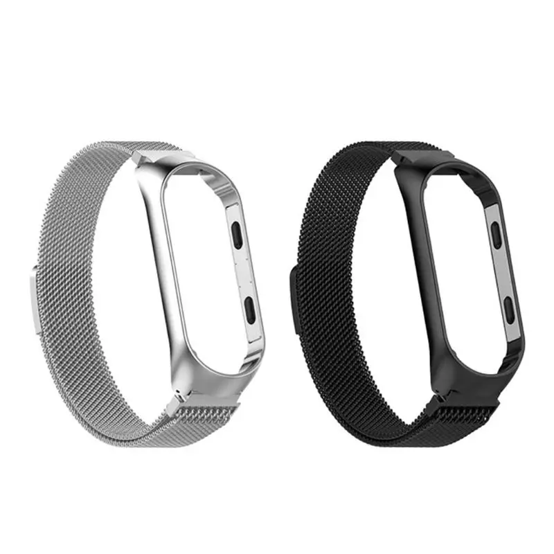 Ремешок для часов из нержавеющей стали OOTDTY сменный ремешок браслета Xiaomi Mi Band 4