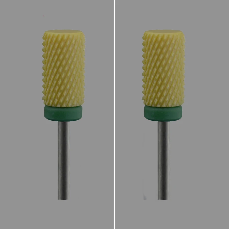 

2pcs Orange Ceramic Nail Drill Bit - Small Barrel Bit C