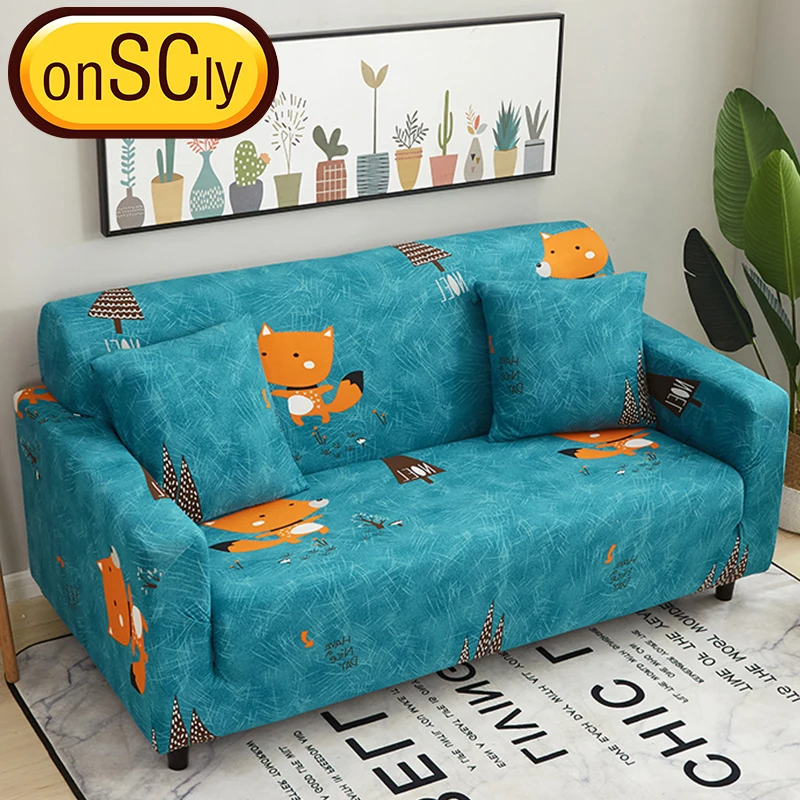 Маленькая лиса протектор чехол на диван Slipcover мебель диване Крышка для дивана
