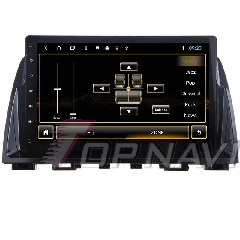 Автомобильный GPS-навигатор для Mazda 6 ATENZA 2014 2015 2016 Android 8 1 10 ''Topnavi Inand 32g