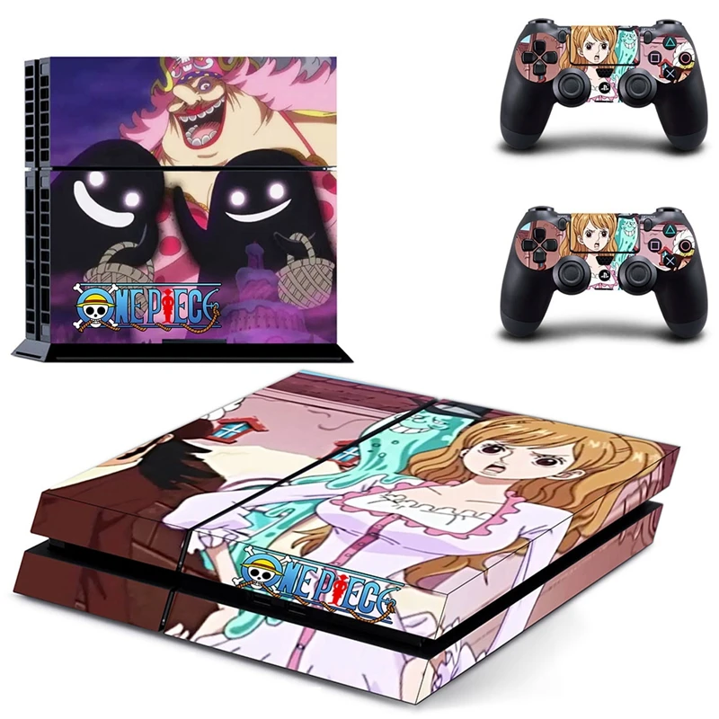 HOMEREALLY Stickers Anime One Piece Skin PS4 Vinyl Cover Sticker Console and Controller For sony 4 sticker Control | Электроника
