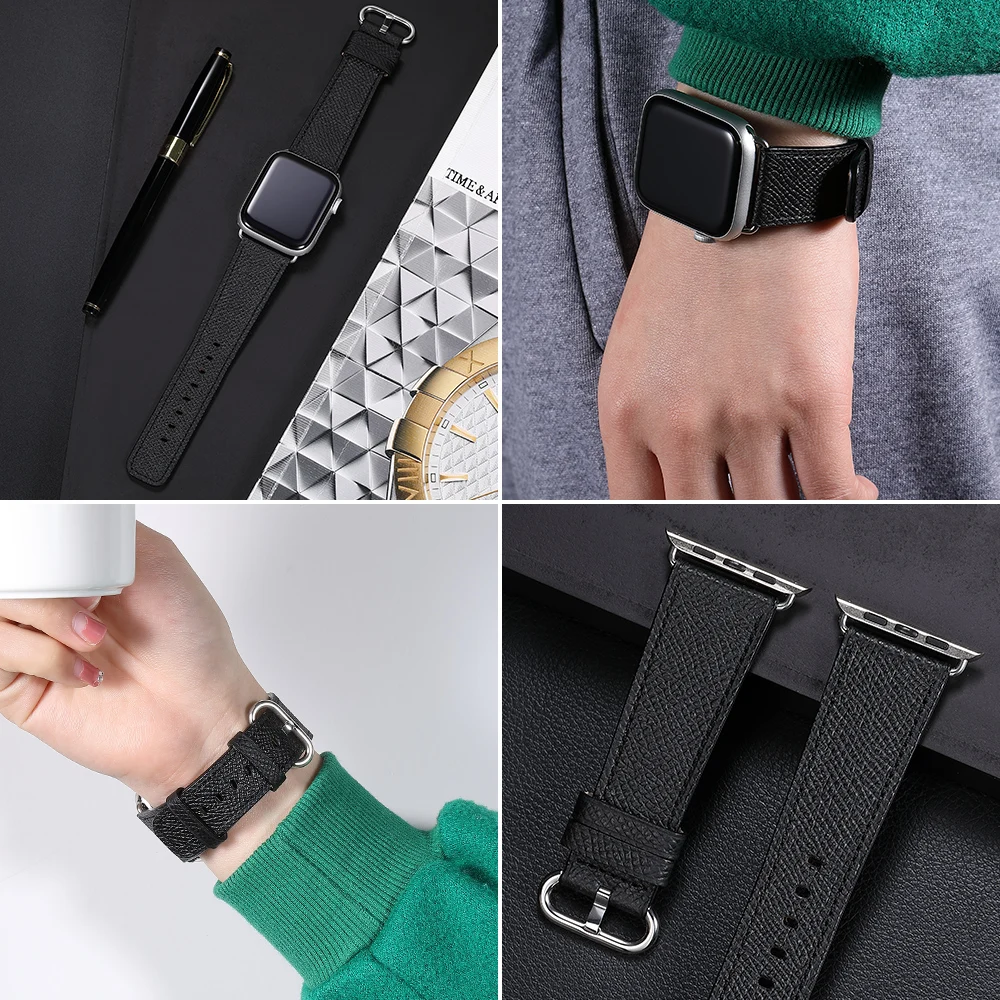 IStrap ремешок для часов аpple для Sport Edition серии 4 3 2, высокое качество телячьей кожи ремешок Apple Watch 38 мм/42 мм 40 мм/44 мм