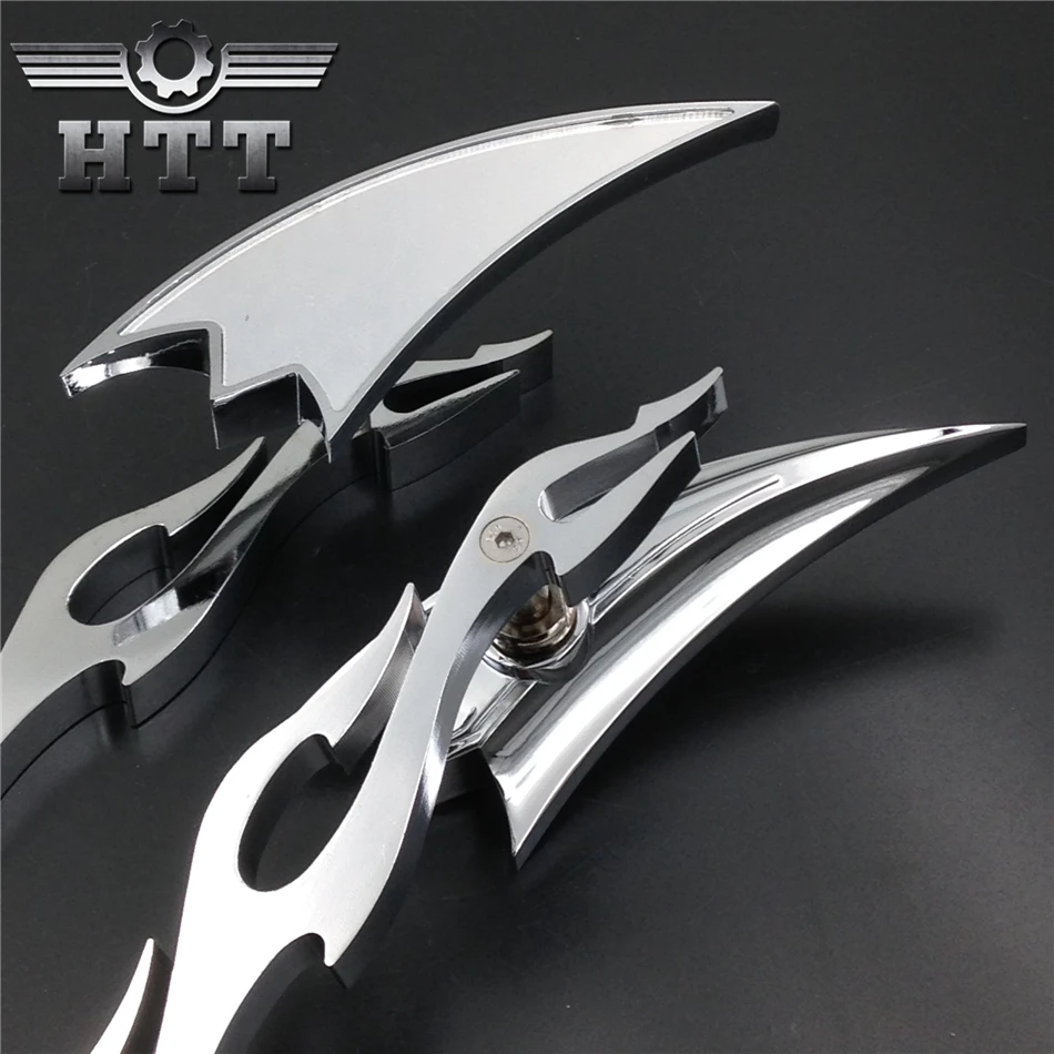 Запчасти для Мотоциклов Harley softail FatBoy Sportster CHROME бесплатная доставка|custom mirror|aftermarket