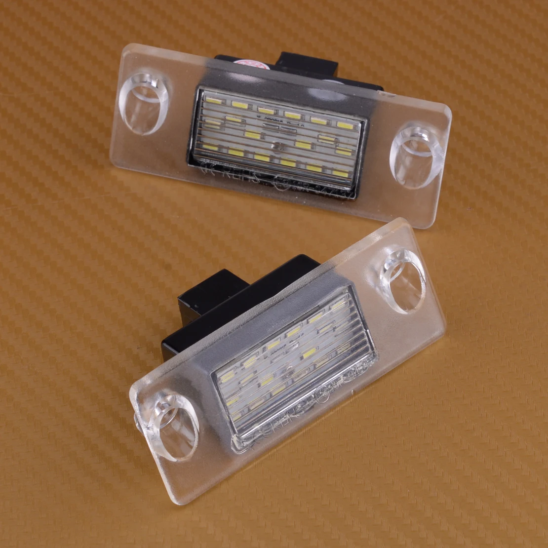 CITALL 2 шт. 18 светодиодный 12 В DC 2 pin Пластиковые номерные знаки для мотоциклов задние фары 5000H Подходит для Audi A4 B5 1995 1996 1997 1998 1999-2001