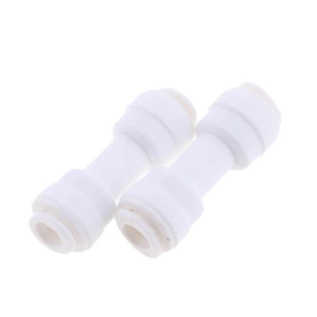 5Pieces 1/4 inch Pushfit Straight Ball Valve Connector Fitting - Fridge Pipe RO Water Reverse Osmosis Tubing | Обустройство дома