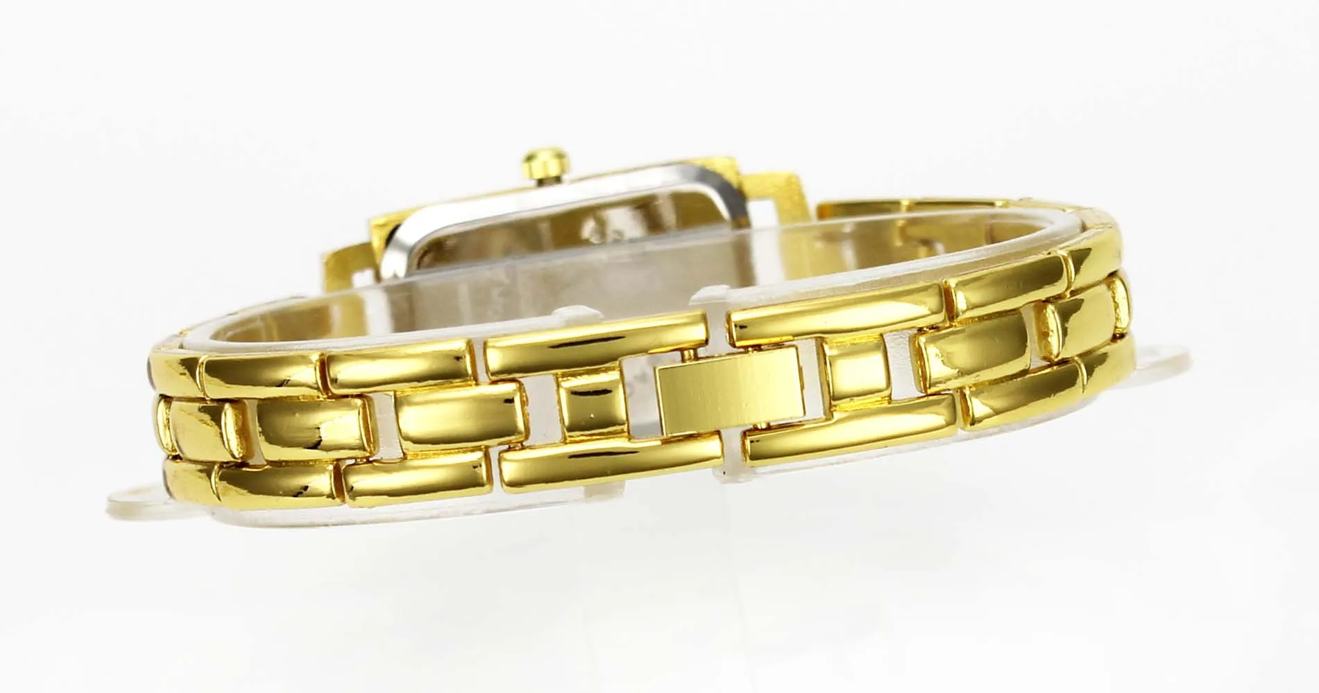 Новые модные женские очаровательные золотые браслеты-цепочки прямоугольного