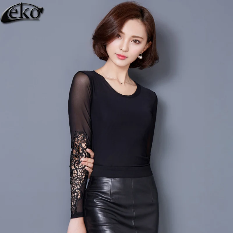 Плюс размер XXXL Сексуальная рубашка женская одежда 2016 новая мода крючком