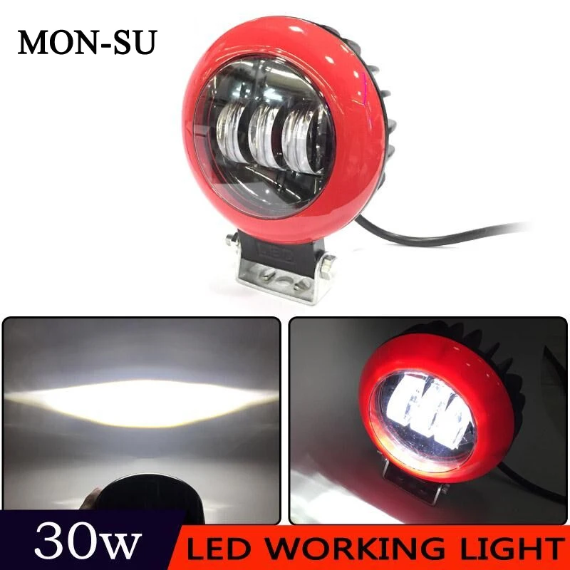 MON SU 30 Вт Автомобильный светодиодный рабочий светильник для вождения автомобиля