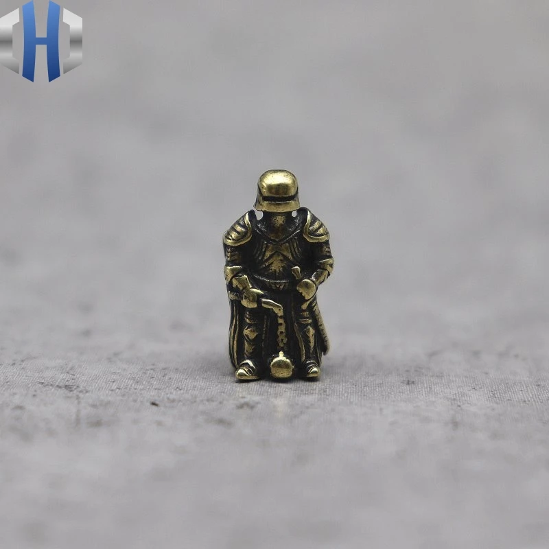 Ranger Soldier латунные бусины для ножей латунные персональные черепа EDC бусины череп брелок подвеска Подвесная веревка паракордовые бусины