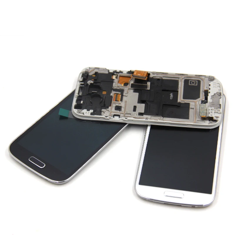 Темно синий для Samsung Galaxy S4 Mini i9195 i9190 i9192 ЖК дисплей сенсорный экран дигитайзер +