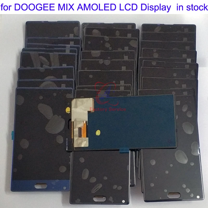 Для 100% оригинальный DOOGEE MIX AMOLED ЖК дисплей + сенсорный экран дигитайзер сборка