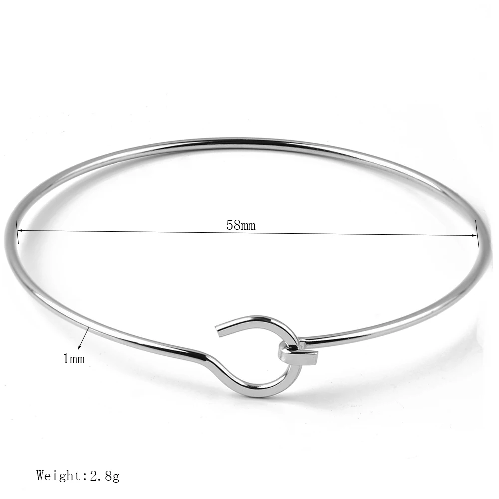 2 шт. нержавеющая сталь никогда не выцветает двойной крючок простой атмосферный