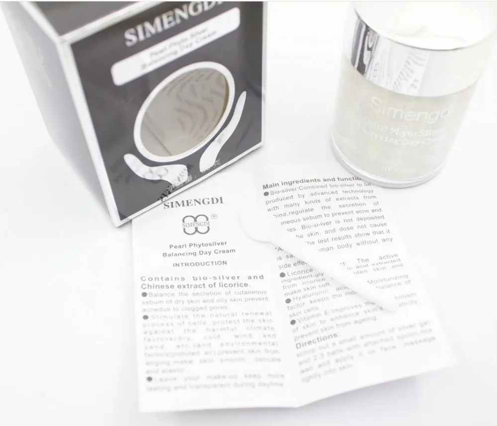 Уход за кожей Simengdi Phyto-silver отбеливание укрепляющая балансирующая эссенция дня