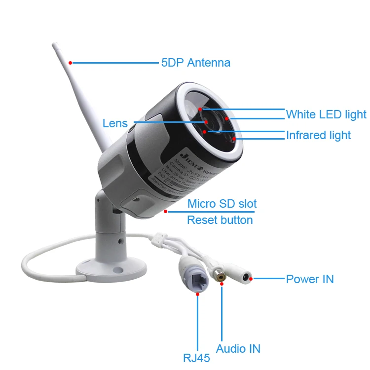 Ip камера wifi CCTV безопасности 720P 960P 1080P Открытый водонепроницаемый беспроводной ipcam