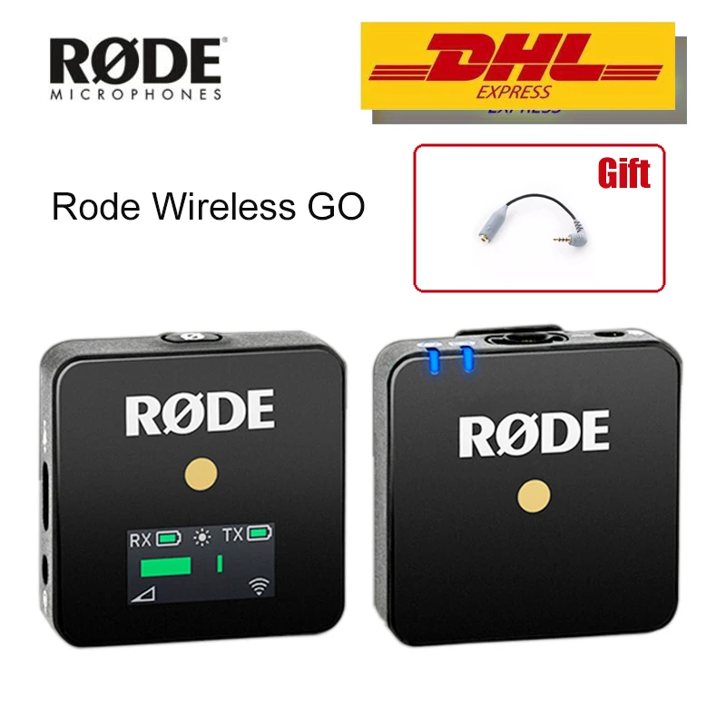 Микрофон Rode Wireless GO профессиональный, студийный голосовой микрофон для цифровой зеркальной камеры, телефона, компьютера, ноутбука, обзор Youtube