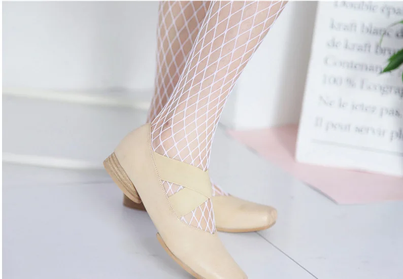 Пикантные женские сетчатые чулки с высокой талией Клубные колготки трусики