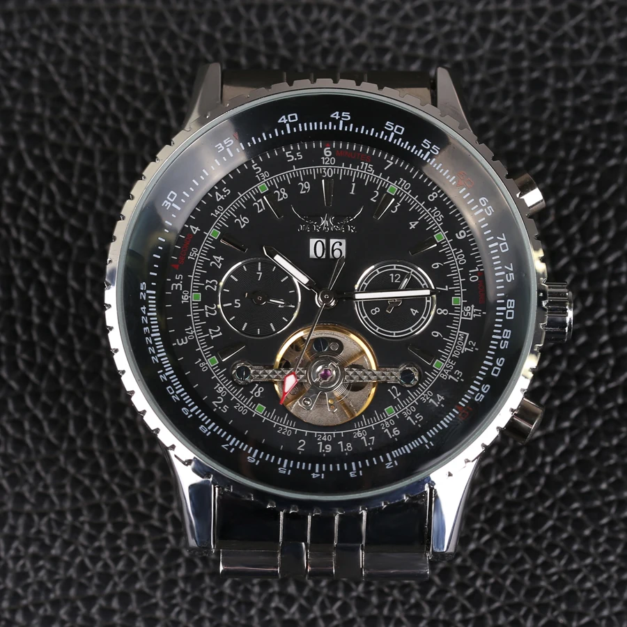 Часы наручные Jaragar Мужские автоматические роскошные брендовые Механические