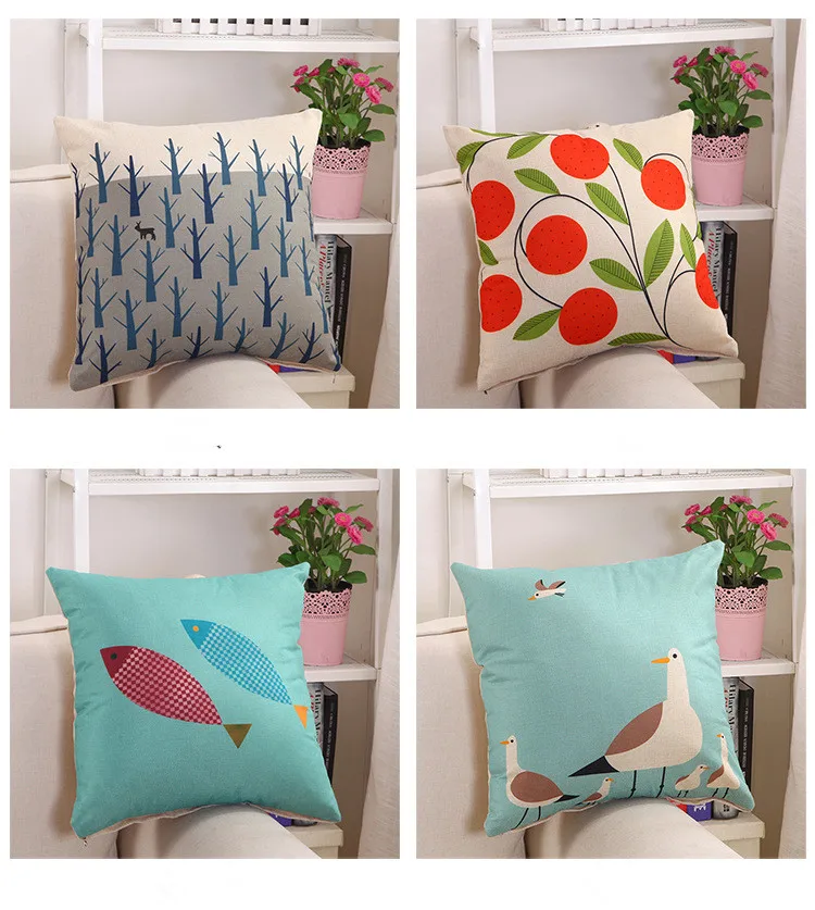 1 шт. Новое поступление хлопковая льняная Подушка диванные подушки домашние