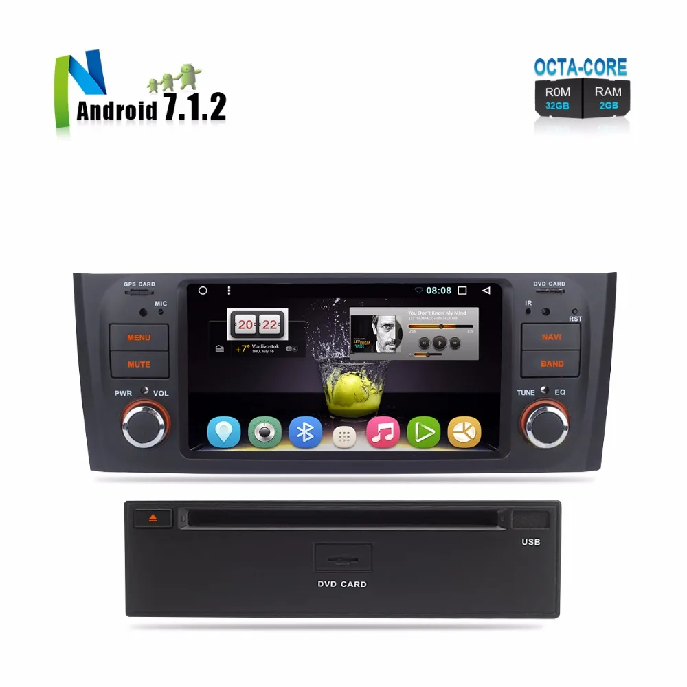 Android 7 1 стерео для Fiat Grande Punto Linea 2007 2008 2012 2011 2010 2009 Авто ПК радио FM Аудио Видео DVD gps
