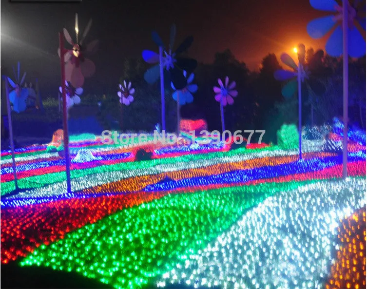 YIYANG 2*3 м 204 Un filet de lumiere Рождественские огни вечерние украшения светодиодный сетевой свет/красный de la lampara водонепроницаемый светодиодный свет
