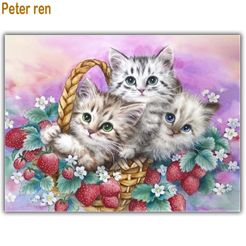 Набор для алмазной вышивки Кот Питер Рен|diamond painting|diamond painting catdiamond embroidery |