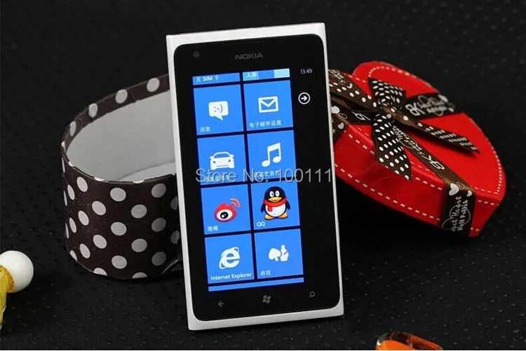 Разблокированный Nokia Lumia 900 Windows мобильный телефон Восстановленный двухъядерный Сенсорный экран 8.0мп камера wifi gps 3g