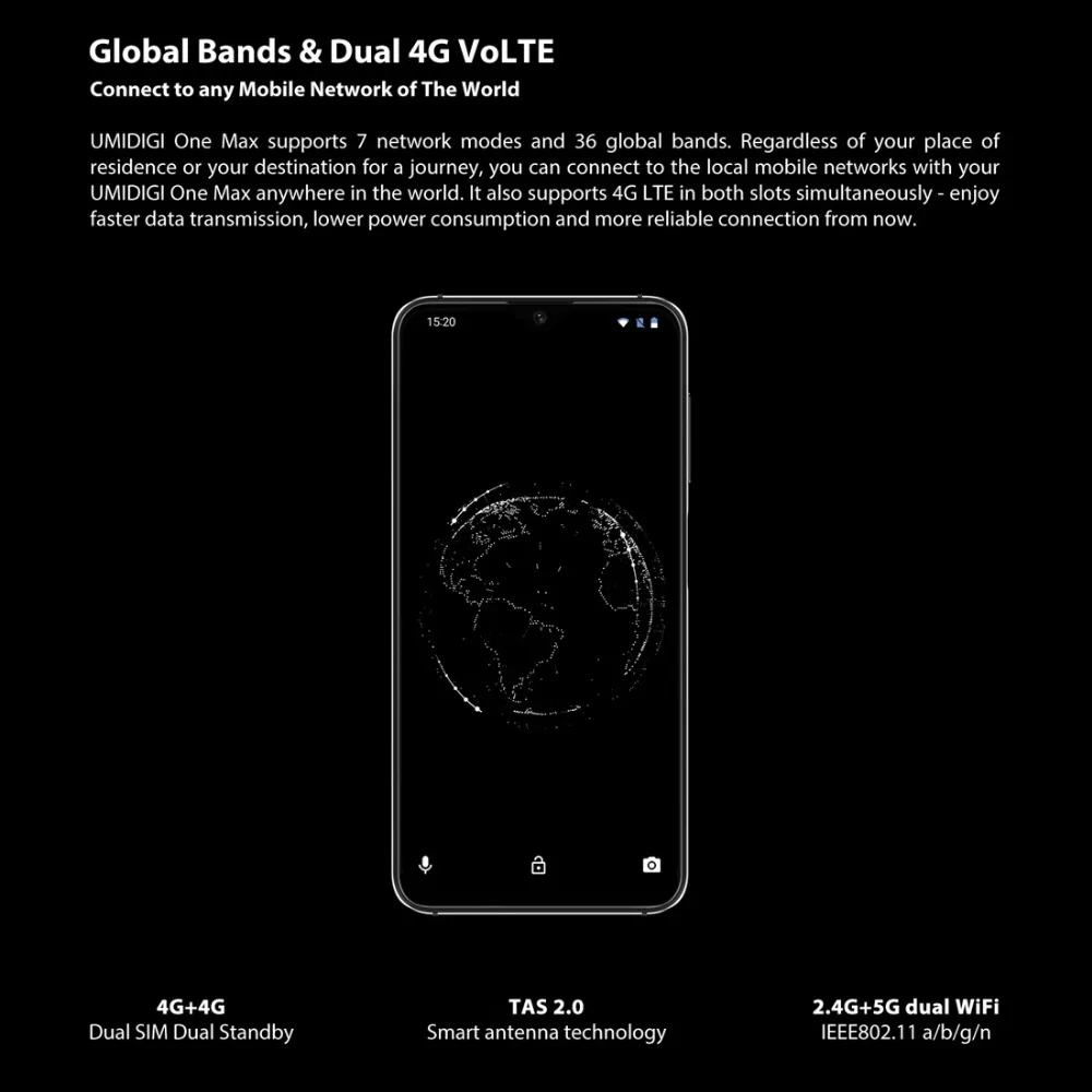 Umidigi One Max, 4G мобильный телефон, 4 Гб, 128 ГБ, 6,3 дюйма, полноэкранный смартфон с каплями воды, 4150 мАч, NFC, беспроводное зарядное устройство, мобильный телефон с функцией распознавания лица