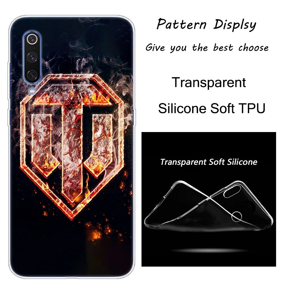 Горячая world of tanks силиконовый чехол для Xiaomi Pocophone F1 9T 9 9SE 8 A2 Lite A1 A2 Mix3 Redmi K20 7A Note 4 4X5 6 7 Pro S2 крышка