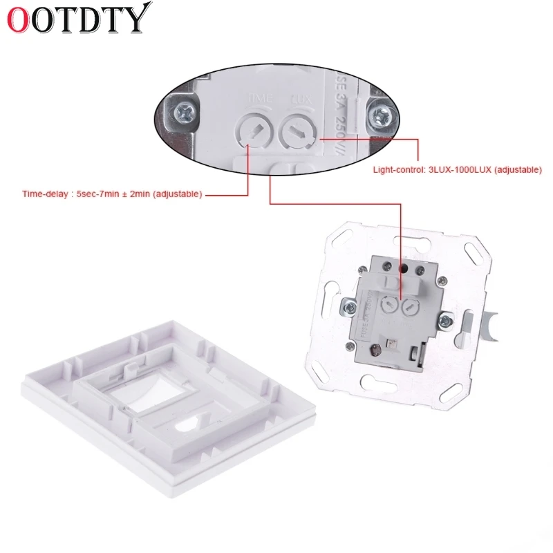 AC 110V - 240V PIR Сенсор ИК инфракрасный датчик движения светильник переключатель на
