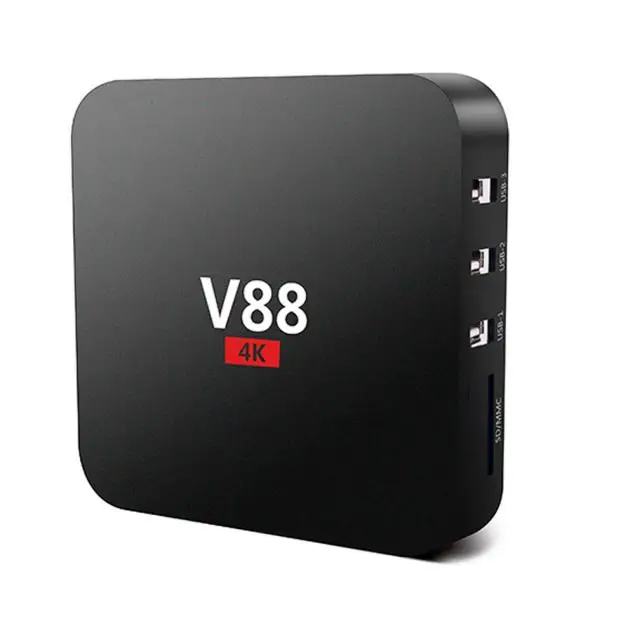 Модный домашний кинотеатр V88 Android 5 1 четырехъядерный Мини ПК смарт Google TV BOX для Smart