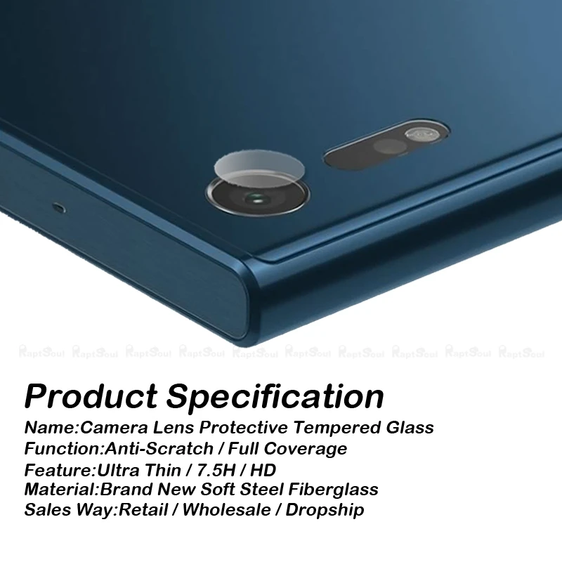 Задняя камера объектива для Sony Xperia 5 1 10 II XZ1 XZ3 XZ2 Premium Compact XA1 Plus XA2 Ultra L1 L2 Закаленное