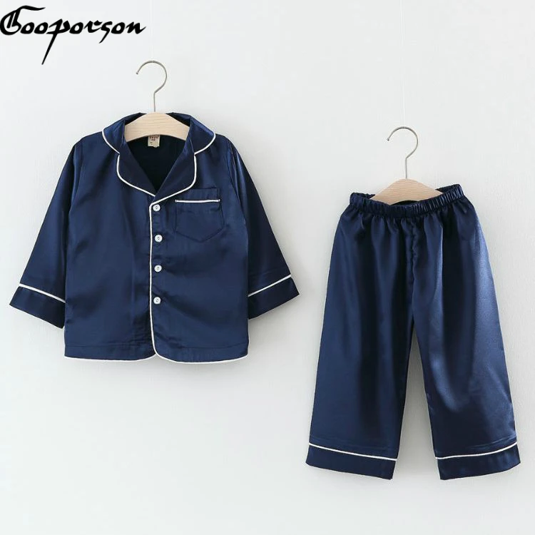 girls pajama clothes set long sleeve fashion kids homestay clothing tracksuit for boys pajamas sets | Детская одежда и обувь