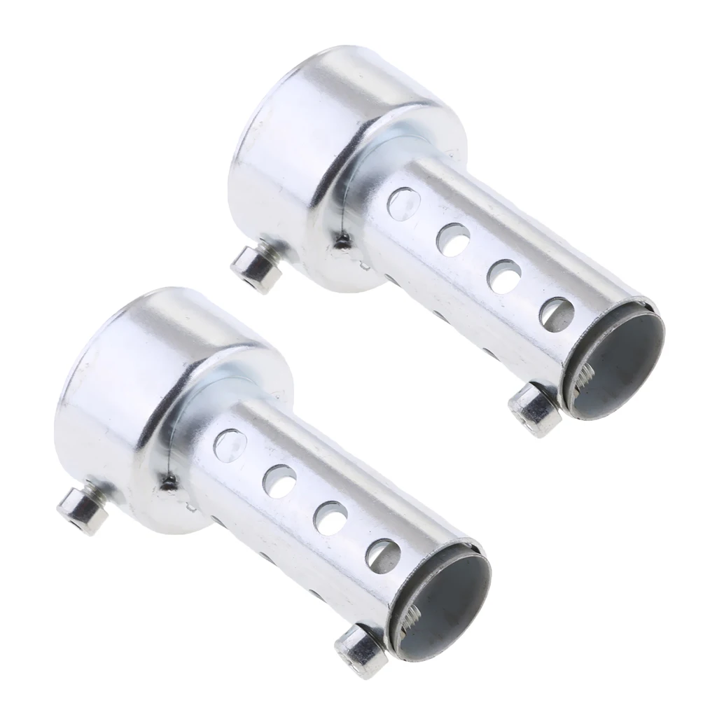 2 шт. универсальный мотоцикл выхлопной может убийца глушитель перегородка 42 мм