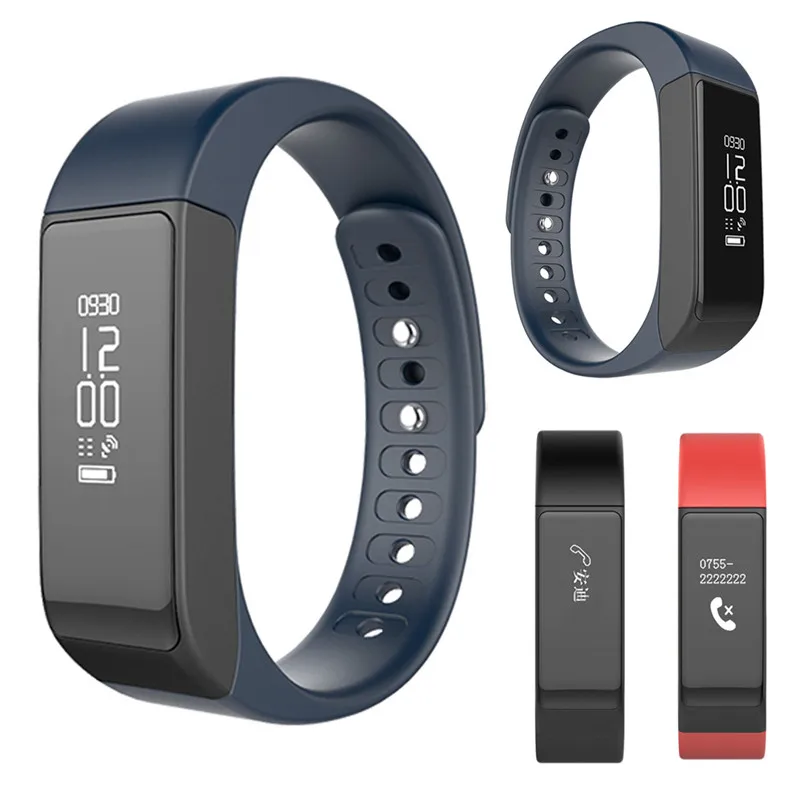 Hot Sale 2 Colors I5 Plus Bluetooth 4.0 Smart Bracelet Sports Tracking Wristband Call Message Reminding Watch New Arrival J2 | Электроника