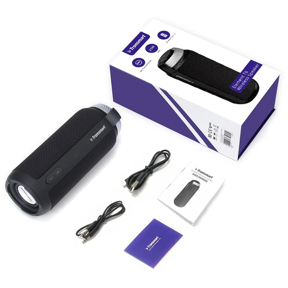 Tronsmart Element T6 Bluetooth 4,1 портативный динамик беспроводной Саундбар аудио приемник мини-динамик s USB AUX для музыки mp3-плеер