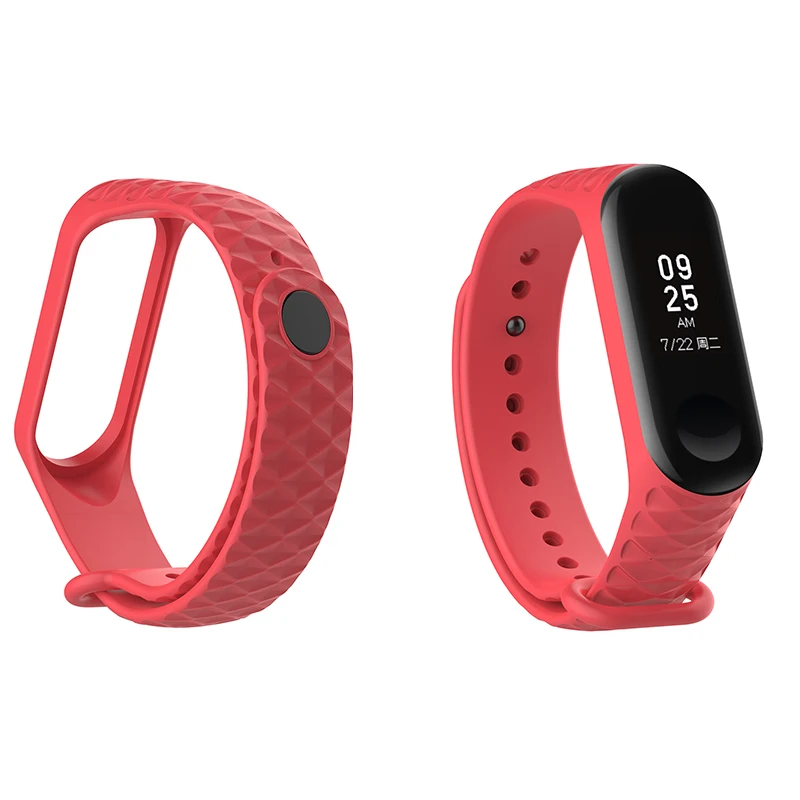Спортивный Браслет mi Band 3, ремешок на запястье для Xiaomi mi, ремешок 3, силиконовый браслет для Xiaomi mi, ремешок 3 mi band 3, Смарт-часы, браслет