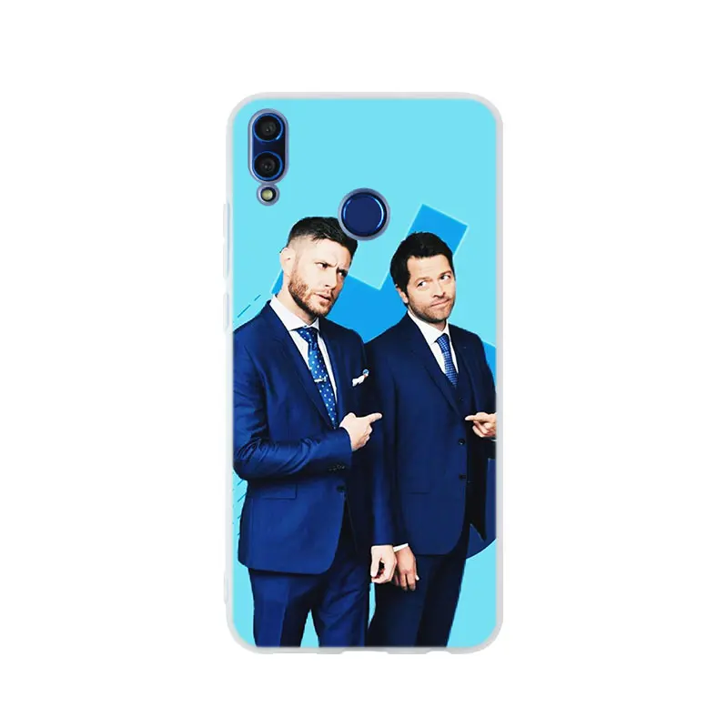 pattern 02 Сверхъестественное Jensen Ackles Мягкий ТПУ чехол для huawei Honor 9 10 Lite 6X 7X 8X Max 7A 5,7 дюймов 8A 8C V20 PLAY 9i - Цвет: pattern 02