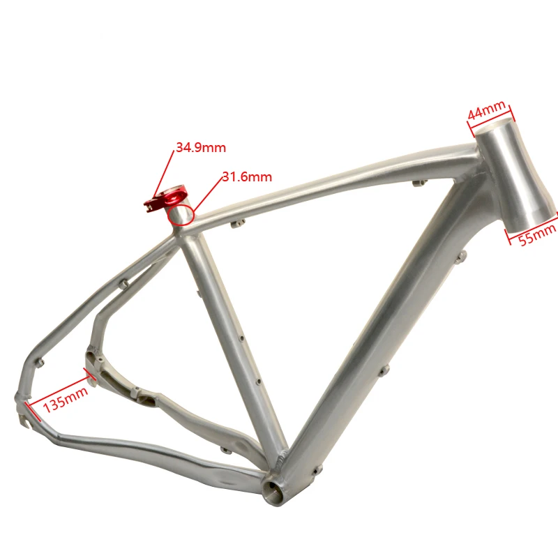 Рама mtb из алюминиевого сплава 7005 рама для горного велосипеда 26er 17 дюймов