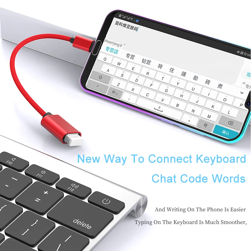 Type C USB OTG кабель адаптер для Xiaomi Redmi Note 7 разъем Samsung S10 Huawei Tablet 2 0 Adaptador|Переходники и
