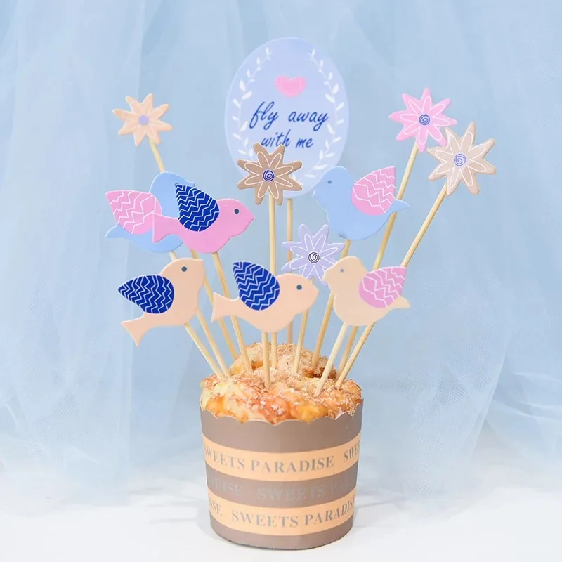 Небесно-голубой 1 компл./лот Baby Shower вечерние украшения для мальчиков и девочек Дети сувениры с днем рождения Бэтмен для капкейка-с Микки Маусом и Минни Маус комплект Мышь торт Топпер - Цвет: Небесно-голубой