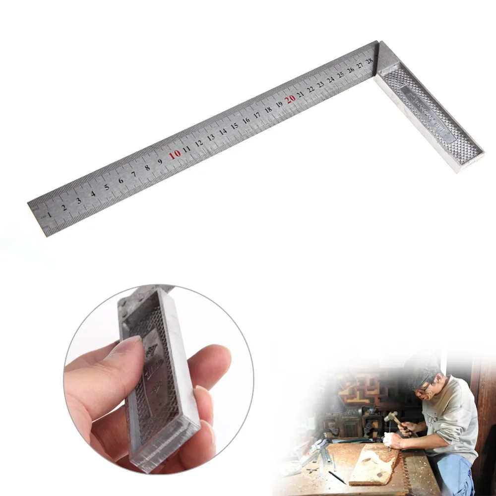 30 см прямоугольная линейка из нержавеющей стали 0 12 дюймов|ruler keychain|tool xboxtool set for women