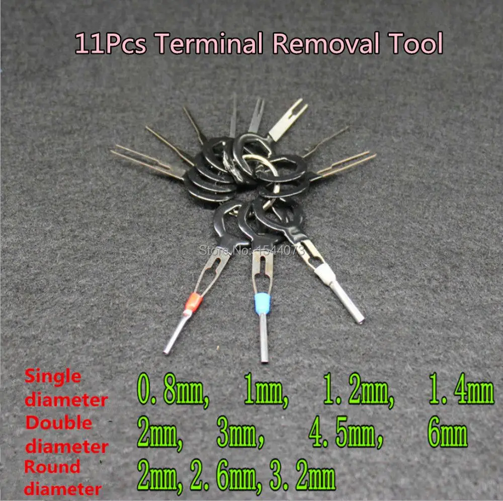11Pcs DIYCar Plug Terminal Extraction Repair Tool Wiring Crimp Connector Pin RemovalTerminal Remover | Автомобили и мотоциклы
