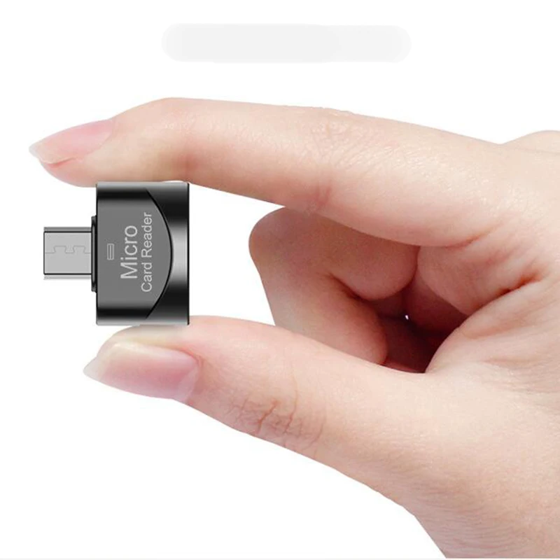 Мини Портативный Micro USB Android телефон TF кардридер OTG адаптер Внешний SD