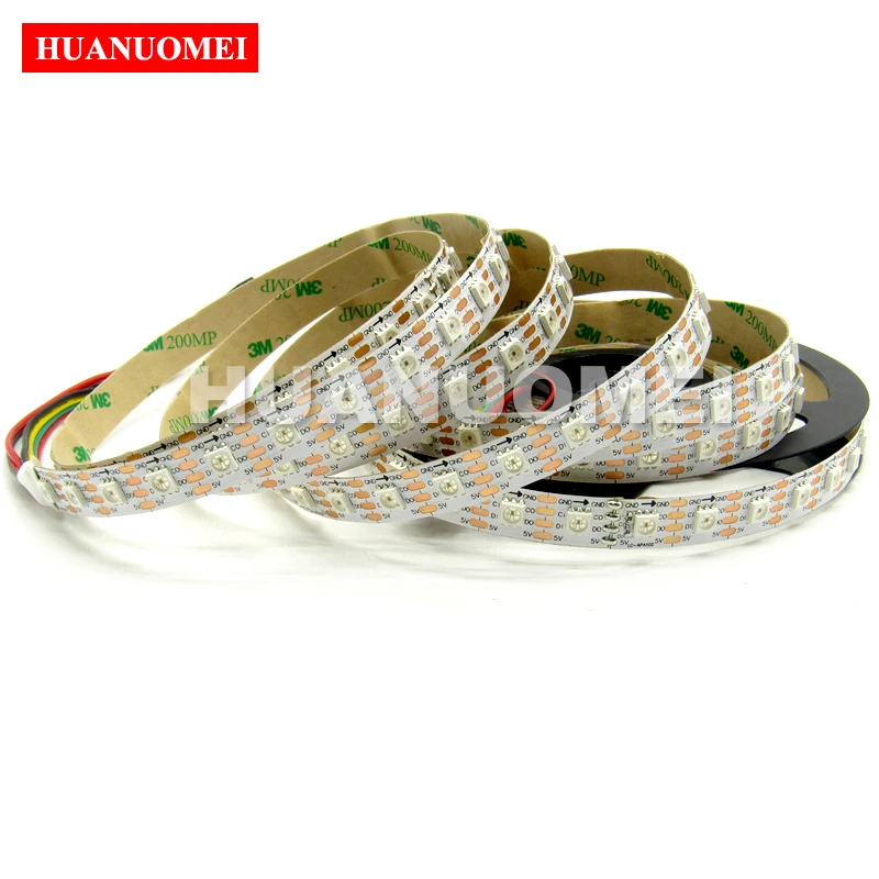 5 м 72 светодиодный s/M APA102 Цифровой пикселей RGB полосы 5050 SMD APA-102C 5V лампы прибор